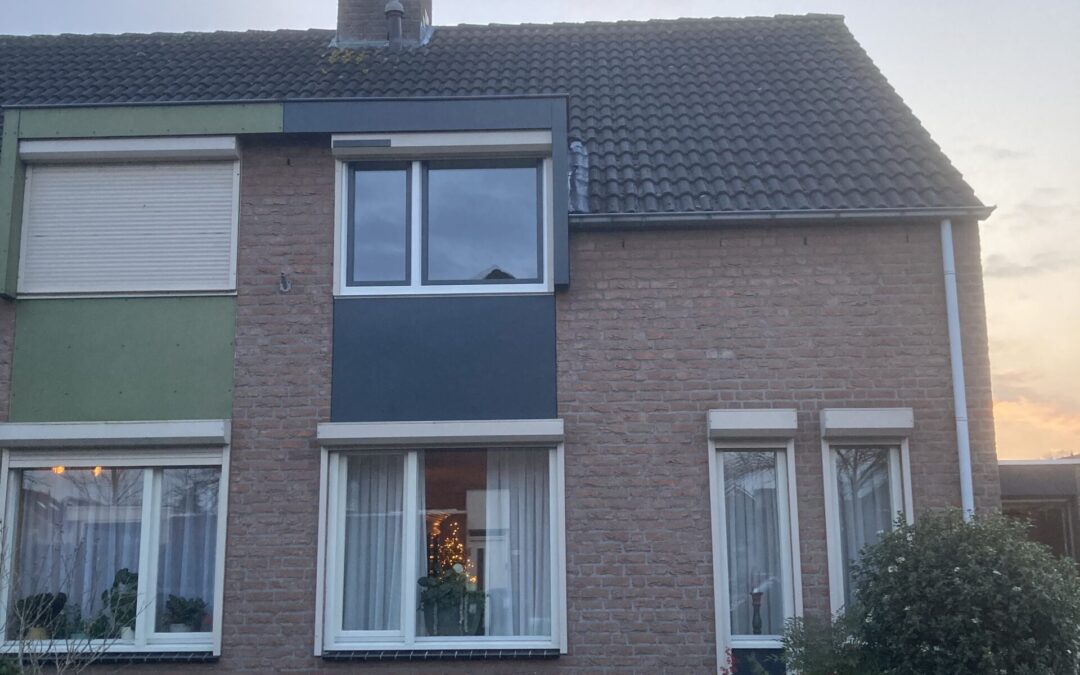 Kozijnrenovatie en gevelbekleding in Belfeld