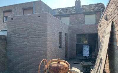 Realisatie achter aanbouw in Belfeld
