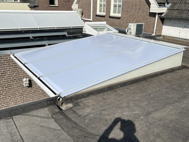 Hagelschade terrasoverkapping in Reuver